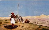 Jean-Leon Gerome Prayer in the Desert painting